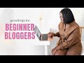 Blogging Tips and Advice for Beginners in 2024