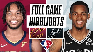 CAVALIERS at SPURS | FULL GAME HIGHLIGHTS | January 14, 2022