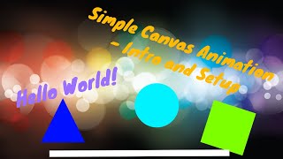 HTML5 Canvas Tutorial for beginners | Intro and setup