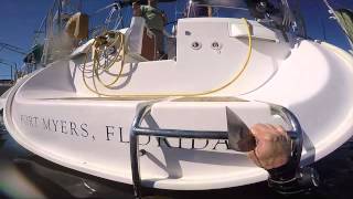 Replace a throughhull while the boat is in the water