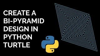 Python Turtle tutorials: BI PYRAMID design in #Python | Python Programming | CODE PROBLEM