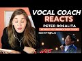 Vocal Coach|Reacts Peter Rosalita Sings  