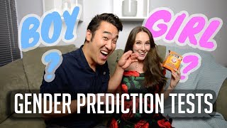 GENDER PREDICTION TESTS - Is It A Girl Or Boy? (Chinese Calendar, Ring Test, and More)