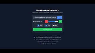 ASMR Programming - HTML/CSS Password Generator - No Talking + Source Code