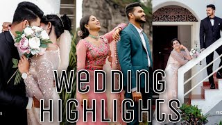 Our Wedding highlights😍| മിശിഹായുടെ സമ്മതമല്ല എനിക്ക് സമ്മതമാണ്🤣|cheerswithash🥂😍|Aiswarya Nitheesh❤💙