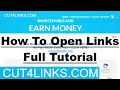 How to Open cut4links.com  Links | In Smartphone & Desktop [Full Tutorial]