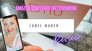 @KetosisMom Reviews Niimbot Jadens LABEL Maker D110