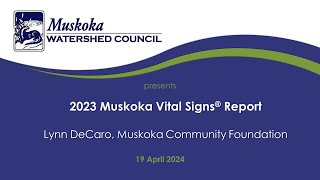 2023 Muskoka Vital Signs® Report