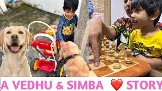 Vedhu’s Evening Routine | Chess Time | Playing With Best Friend