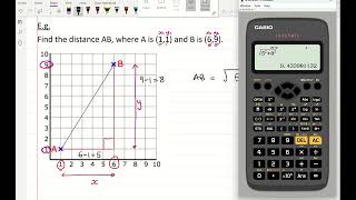 Pythagoras on a Grid (Distance between two Coordinates)
