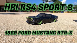 HPI Racing RS4 Sport 3 1969 Mustang RTR-X. RC Fun Haver!