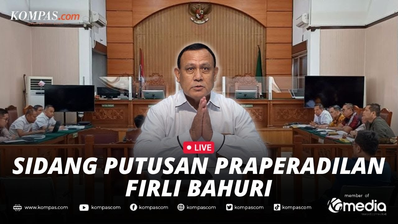 🔴LIVE - Sidang Putusan Praperadilan Firli Bahuri - YouTube