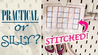 Making a Perpetual Stitched Fabric Chart for My Monthly Tasks – Rotating Priorities Board