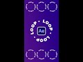 Create any Text Shape Loop in After Effects Tutorial | Shorts