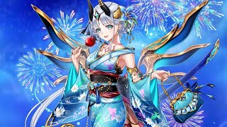 【白猫】夏祭23 ニエル (大劍) LV.9999 決戦上等！八月の陣:トリトリーズ \u0026 キングキメラ (弱斬、突、打・HP100兆) \u0026 武器練磨の塔Ⅱ 斬の段 【入手記念】 2023-08-18