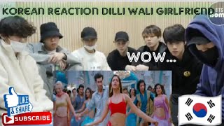 BTS reaction to Bollywood songs || BTS reaction Delli wali girlfriend reaction || Fan made ||