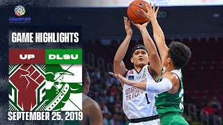 UP vs. DLSU - September 25, 2019 | Game Highlights | UAAP 82 MB