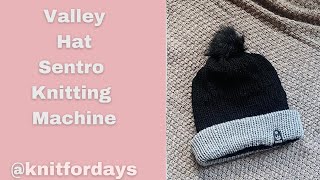These Knitting Projects are Perfect for Beginners! Valley Hat Sentro Knitting Machine