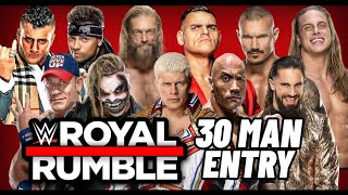 WWE ROYAL RUMBLE 2023 MEN'S ENTRY PREDICTIONS