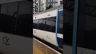 C2C Train class 357001 departs barking station on the 10/11/2023