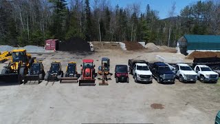 Landscaping and masonry company equipment tour