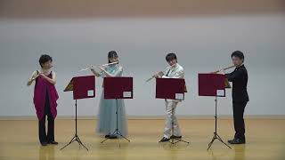 風の戯れ　全楽章　八木澤教司　フルート4重奏　Capricious Winds　All mov.　Satoshi YAGISAWA　Flute Quintet