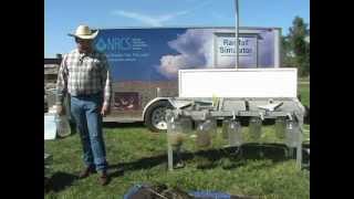 USDA NRCS South Dakota Rainfall Simulator Range Demonstration