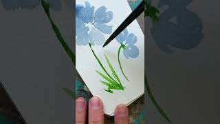 How to paint easy vintage watercolor flowers for beginners