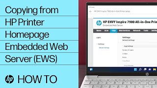 HP プリンターのホームページ (EWS) からコピーする方法 | HPサポート