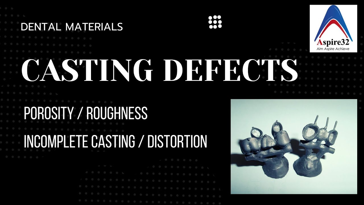 Casting Defects In Dentistry Dental Materials Super Simple Youtube
