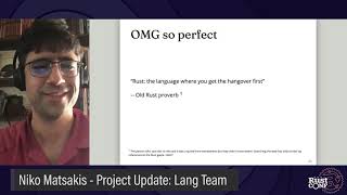 RustConf 2021 - Project Update: Lang Team by Niko Matsakis