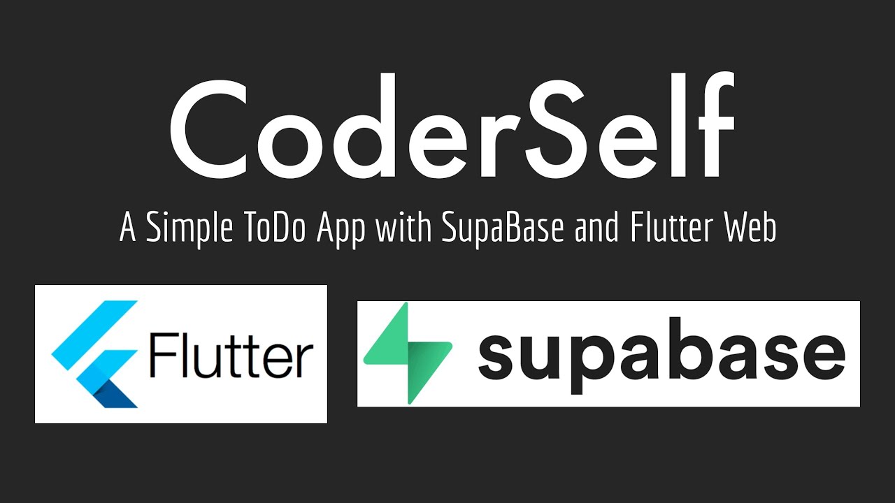 SupaBase With Flutter Web | Simple ToDo App | CRUD Operations | Flutter ...