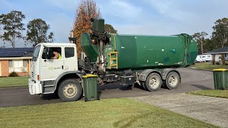 Port Stephens Garbage Truck 858 Ex Brisbane Green Waste 1/2