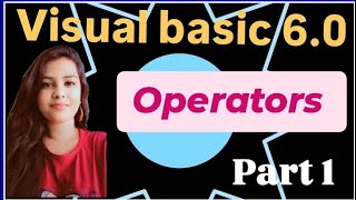 operators in visual basic 6.0 || Arithmetic operator