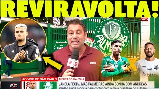 TERÇA AGITADA NO PALMEIRAS! NICOLETTI TROUXA A INFORMAÇÃO DE ANDREAS PEREIRA E...''