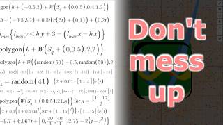 I made Desmos Art without seeing it