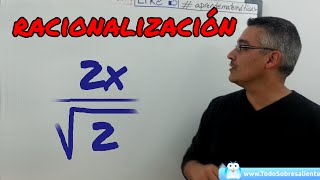 Racionalización de Radicales. Aprende matemáticas.