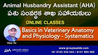 Basics in Veterinary Anatomy and Physiology ll పశు సంవర్ధక శాఖ సహాయకులు llAnimal Husbandry Assistant