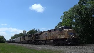 CSX Ethanol B779 – UP ES44AC #7769 \u0026 UP SD70ACe #8413 – Unionville Ohio in May 2024