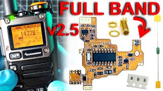 FULL BAND HF v2.5 Mod - Quansheng UV-K5 (Si4732 chip) TUTORIAL