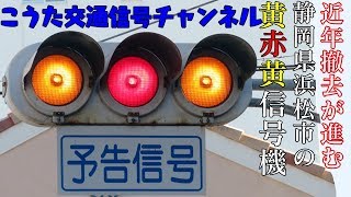 【信号機編その2】(再撮影済み)小糸濃色YRY予告信号@浜松市中区