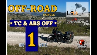 Honda XL 750 Transalp (LSK Off-Road Dongle) Traction Control and ABS off in 1 sec