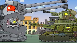 The story of how we met the MONSTER - Cartoons about tanks