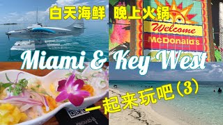 迈阿密 \u0026 Key West Ep 3 | 机场维权记 | 我最满意的一盘海鲜 | 百年花园别墅