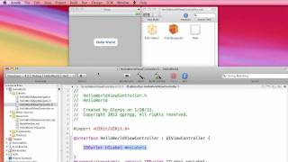 Xcode 3 Hello World