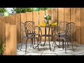 Nuu Garden® 5-Piece Cast Aluminum Dining Set