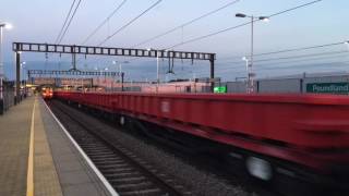 (HD) GBRf 66779 'Evening Star' Passes Luton Airport Parkway Working 6G35 - 30/7/16