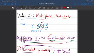 Multifactor Productivity