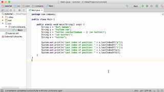 46.Java Tutorial - #46 - lastIndexOf() Method