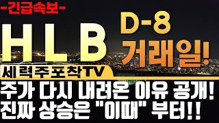 [HLB 에이치엘비 주가분석] 주가 다시 내려온 이유 알려드립니다!! 진짜 상승은 딱 이때 부터 입니다!! 주주님들 일정별 상황 확실하게 알고 계셔야 합니다!! 필수시청!!